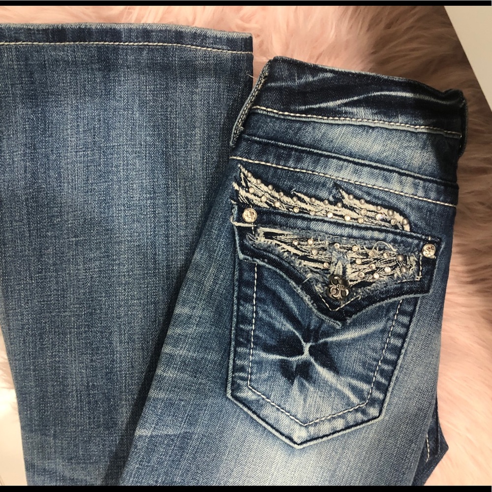 Miss Me Women's Blue Boot Cut Jeans